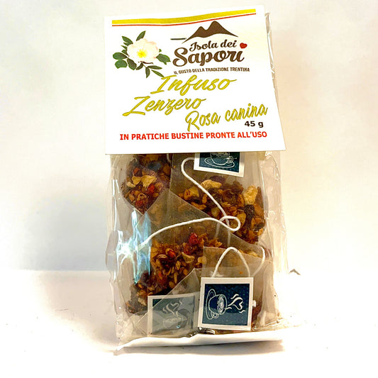 Infuso Zenzero con Rosa Cannina