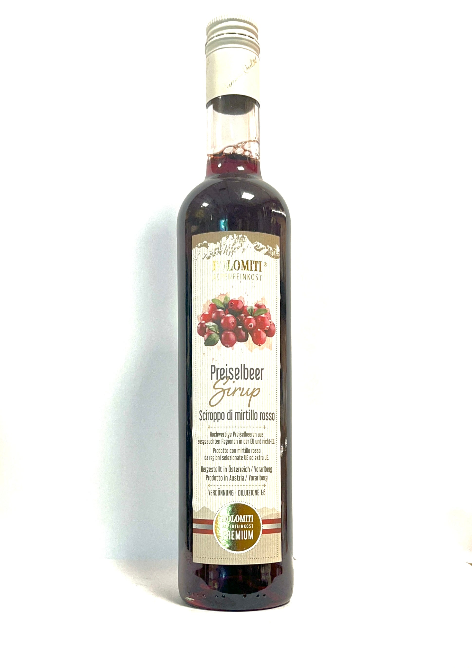 Sciroppo di Mirtillo Rosso